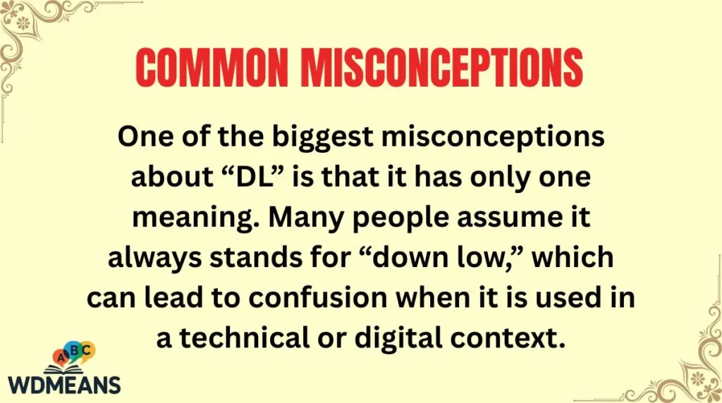 Common Misconceptions