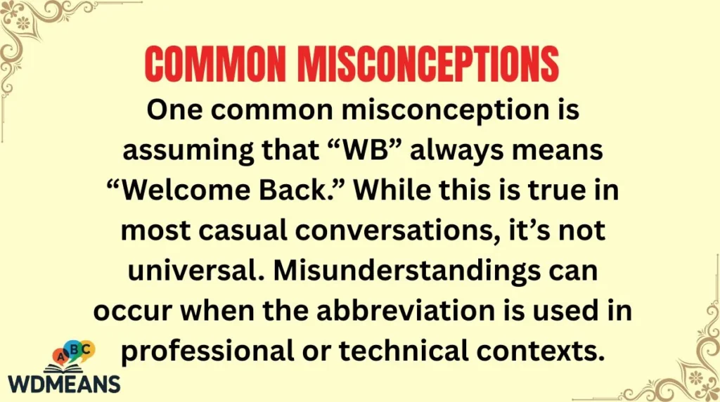 Common Misconceptions