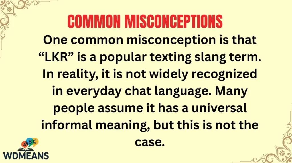 Common Misconceptions