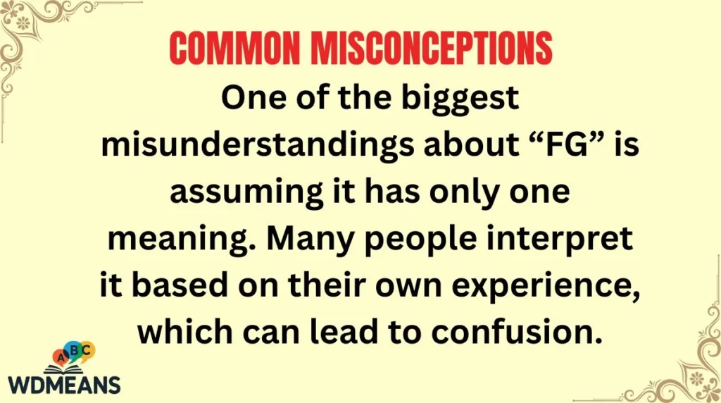 Common Misconceptions