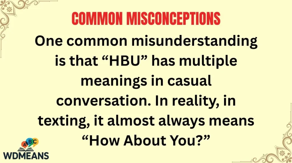 Common Misconceptions