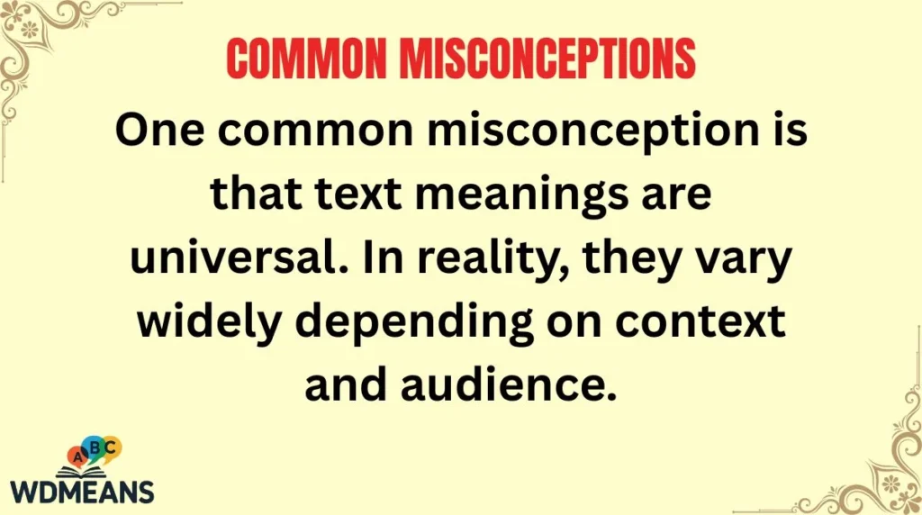 Common Misconceptions