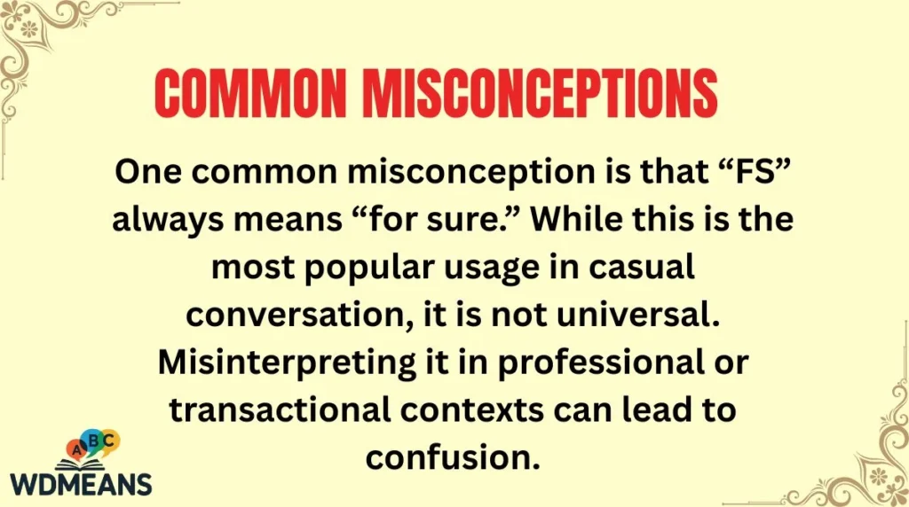 Common Misconceptions