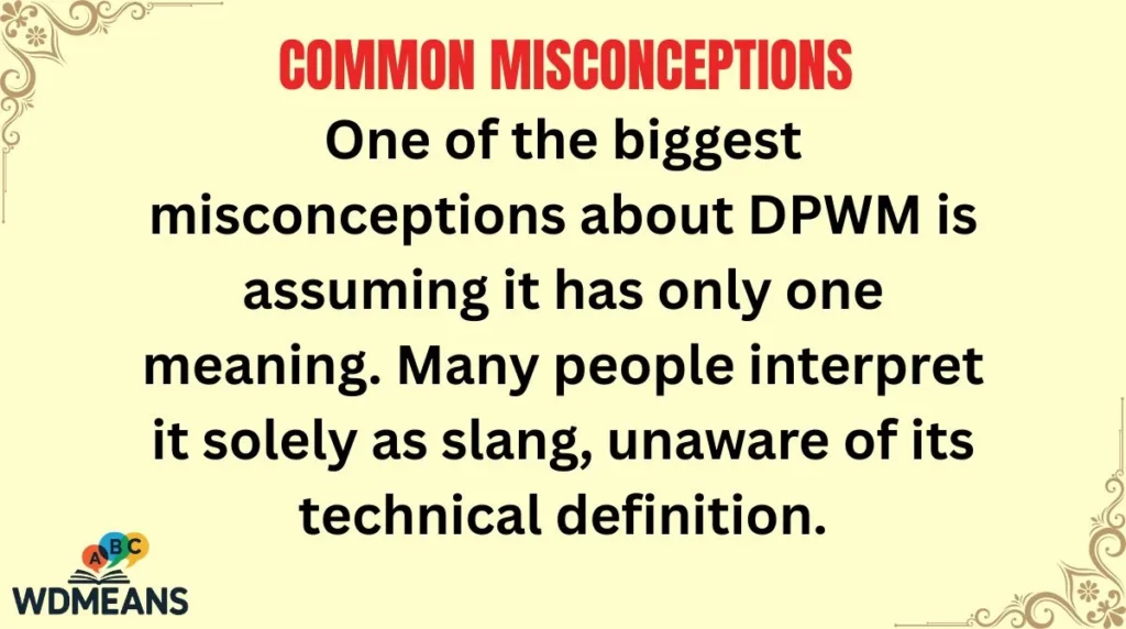 Common Misconceptions