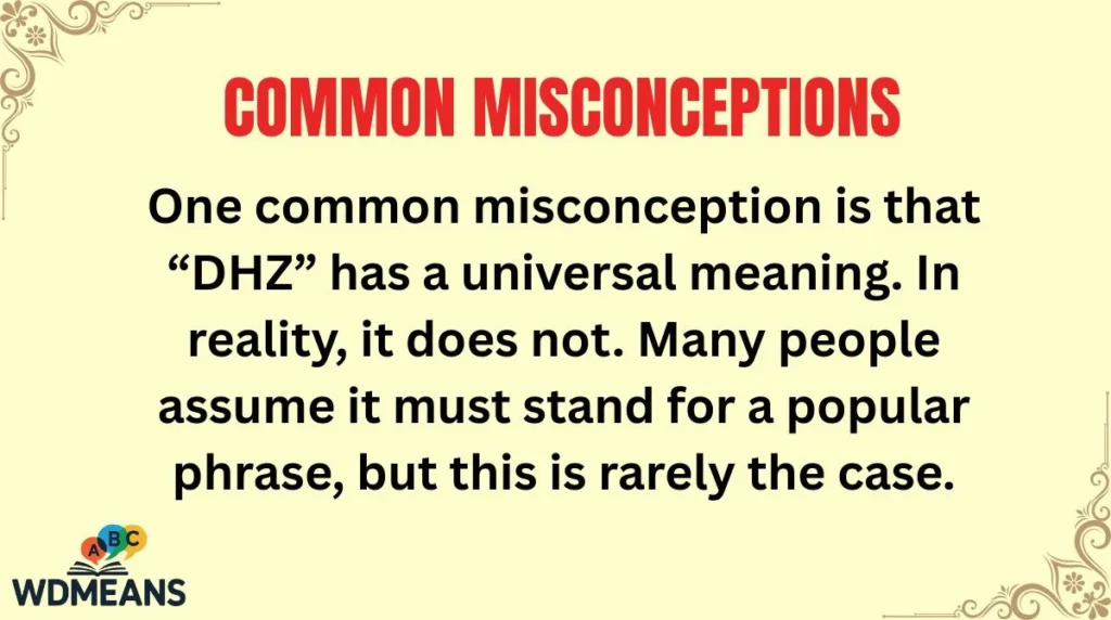 Common Misconceptions