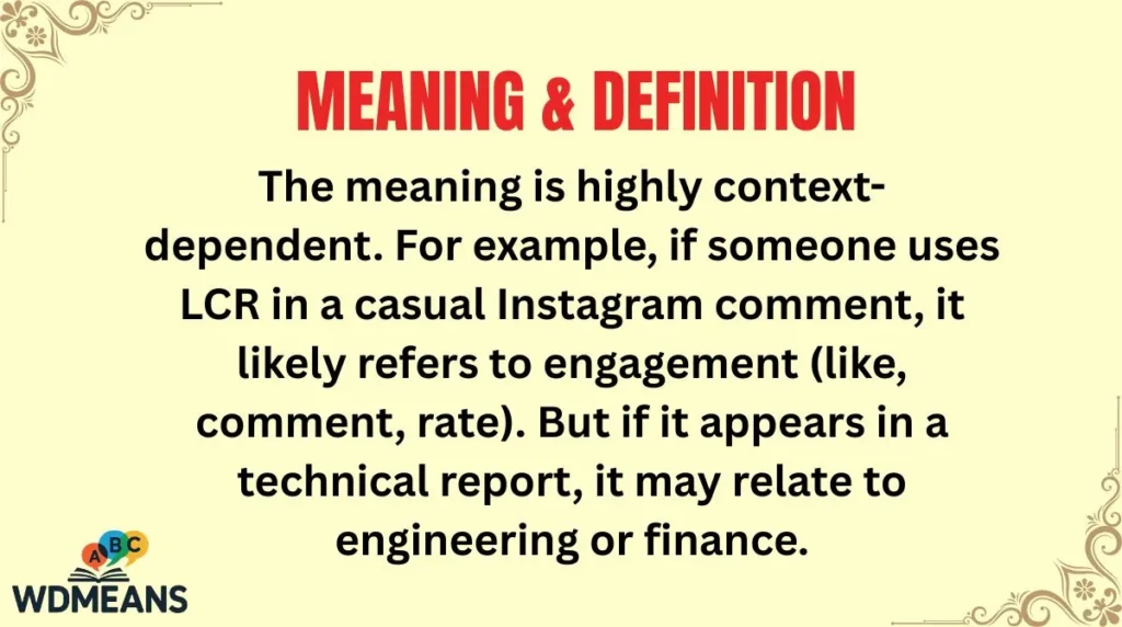 Meaning & Definition