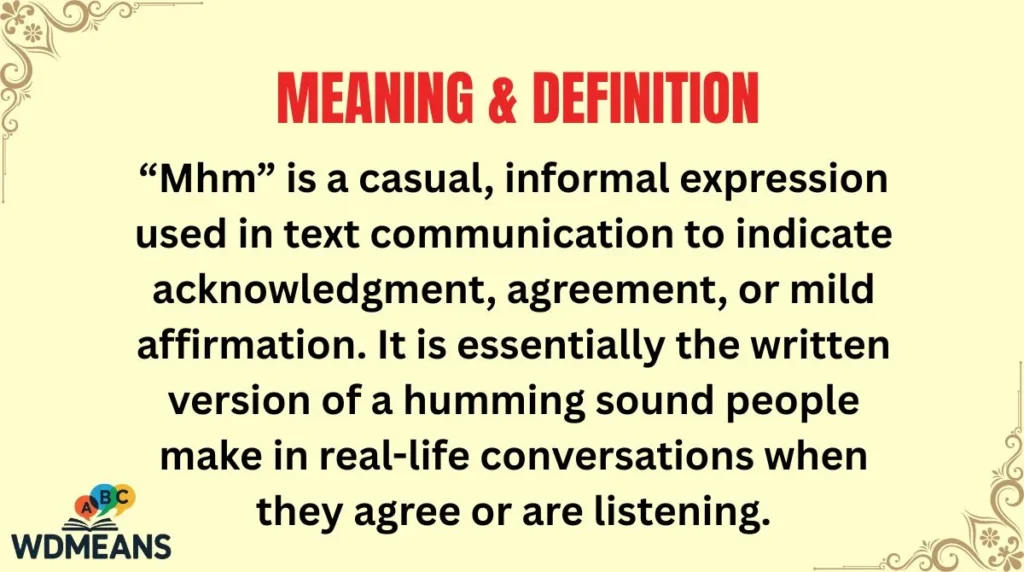 Meaning & Definition