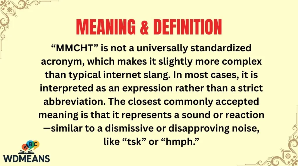 Meaning & Definition