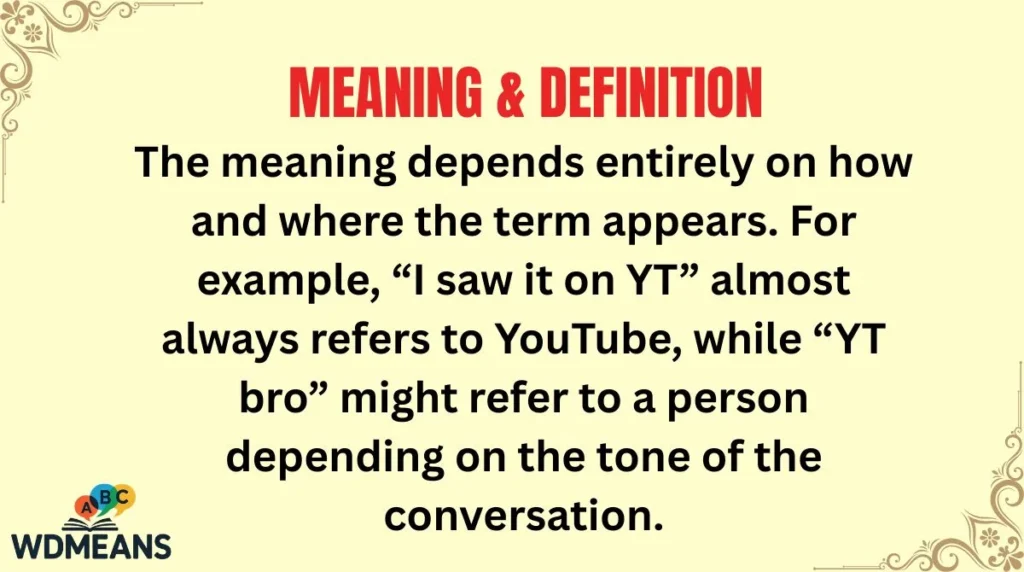 Meaning & Definition