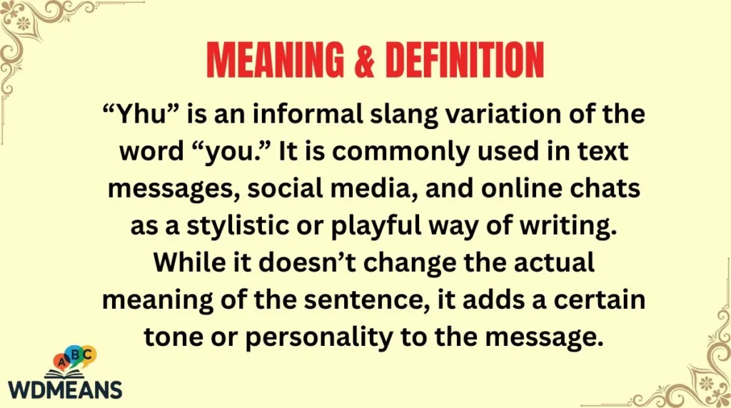 Meaning & Definition