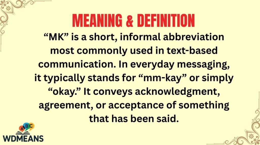 Meaning & Definition
