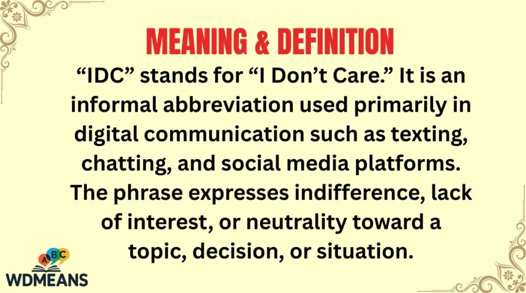 Meaning & Definition