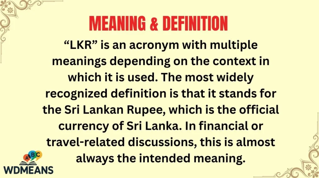 Meaning & Definition