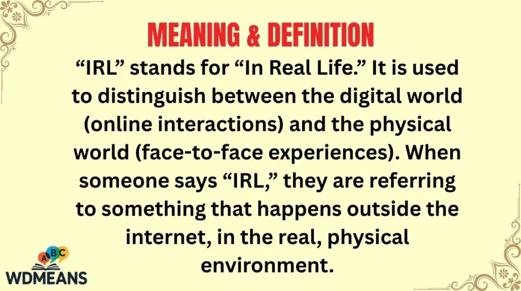 Meaning & Definition