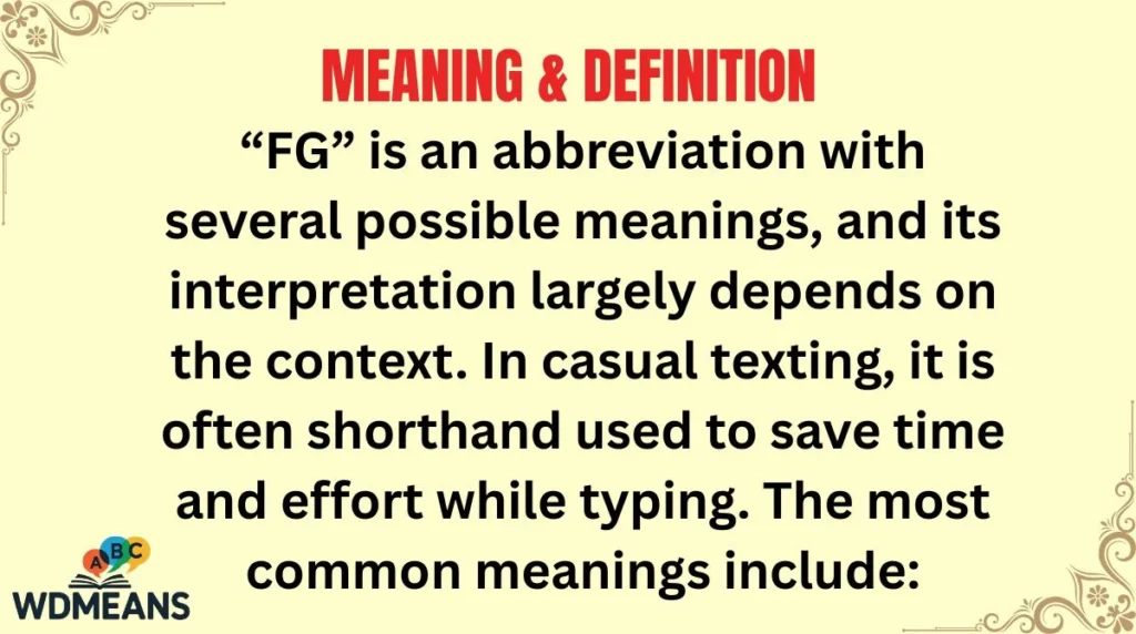 Meaning & Definition