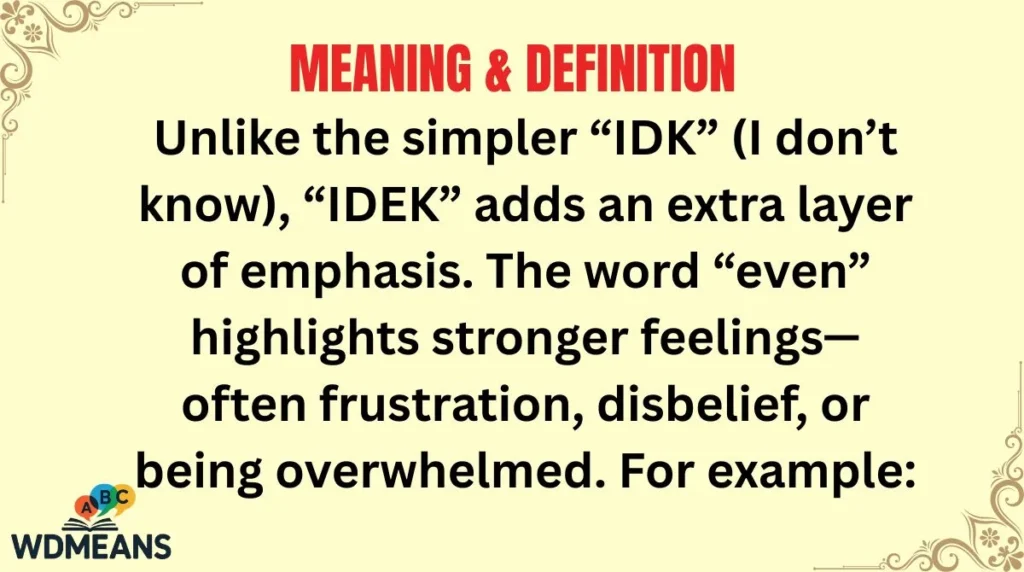 Meaning & Definition