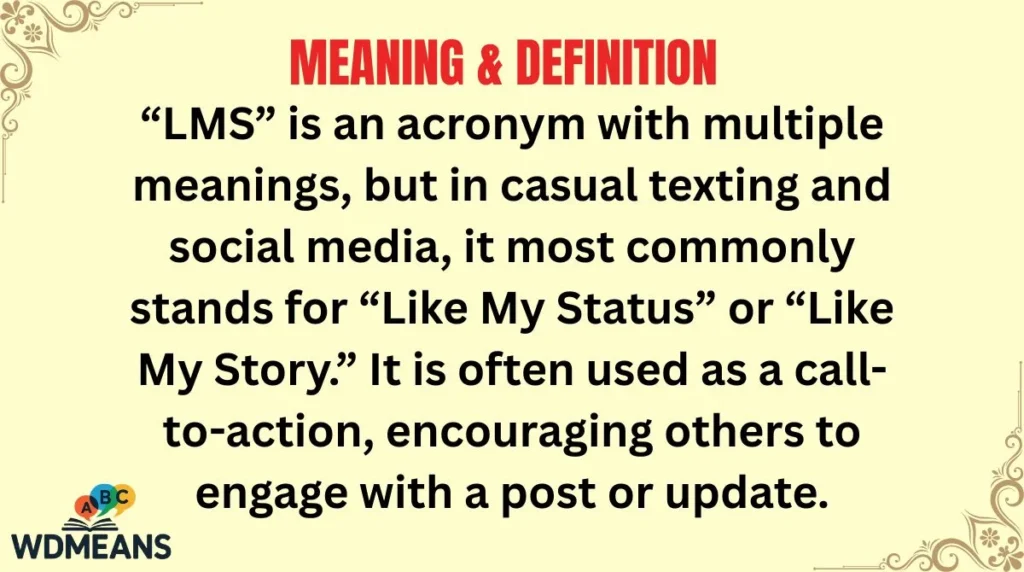 Meaning & Definition