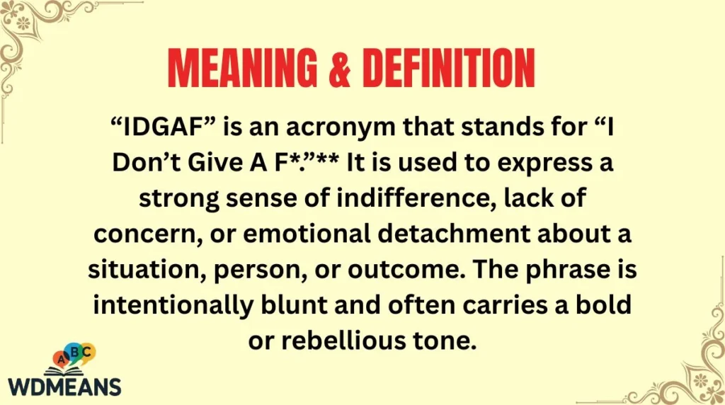 Meaning & Definition