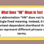 What Does “HN” Mean in Text
