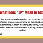 What Does “JP” Mean in Text