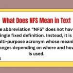 What Does NFS Mean in Text