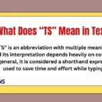 What Does “TS” Mean in Text