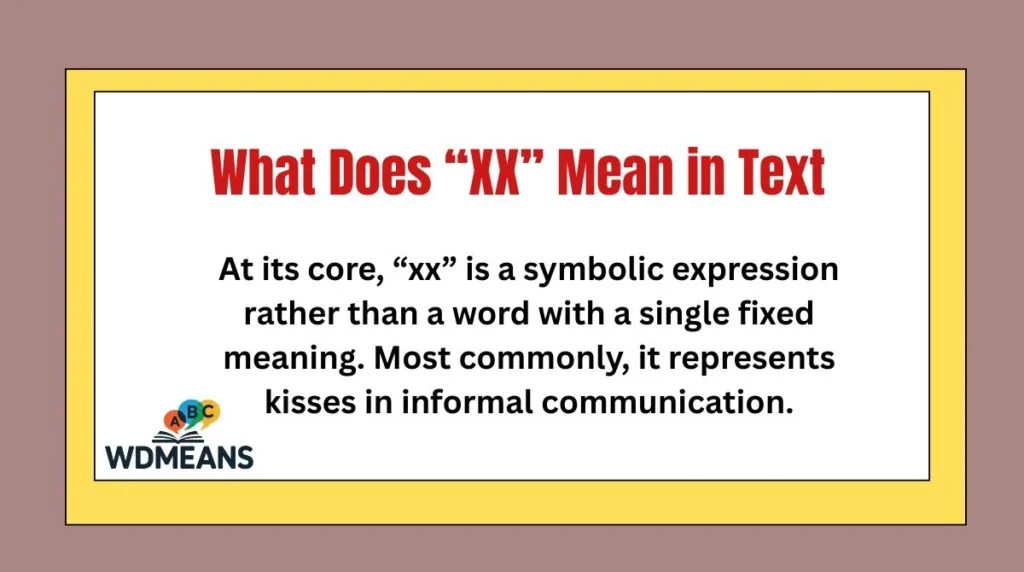 What Does “XX” Mean in Text