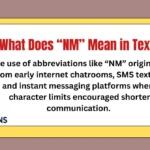 What Does “NM” Mean in Text