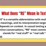 What Does “RS” Mean in Text