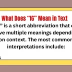 What Does “IG” Mean in Text