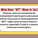What Does “NTY” Mean in Text