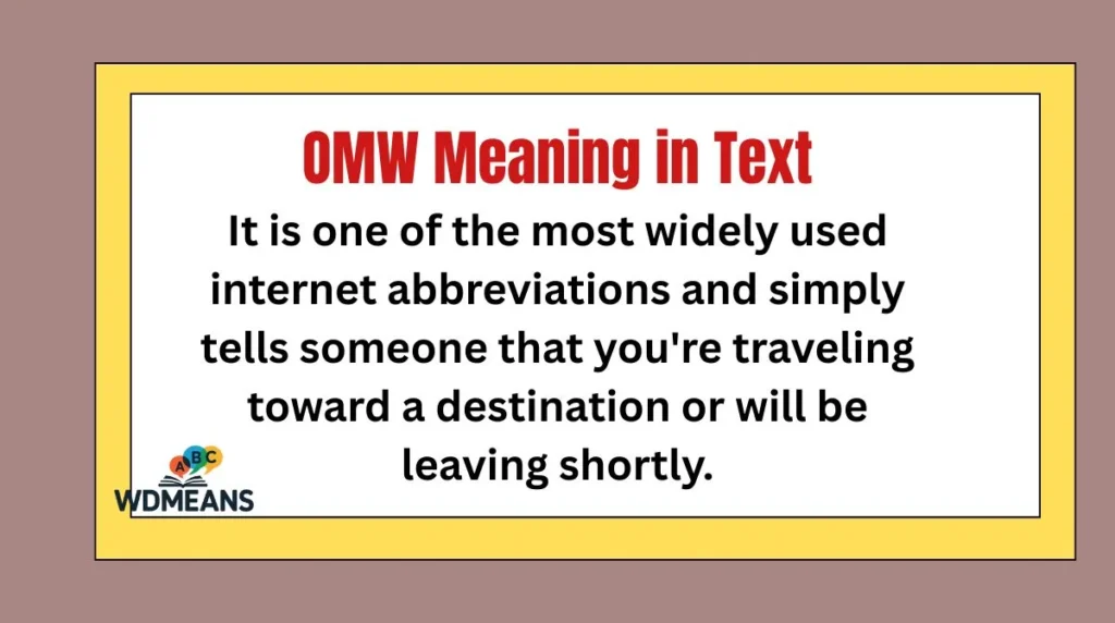 OMW Meaning in Text