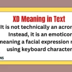XD Meaning in Text